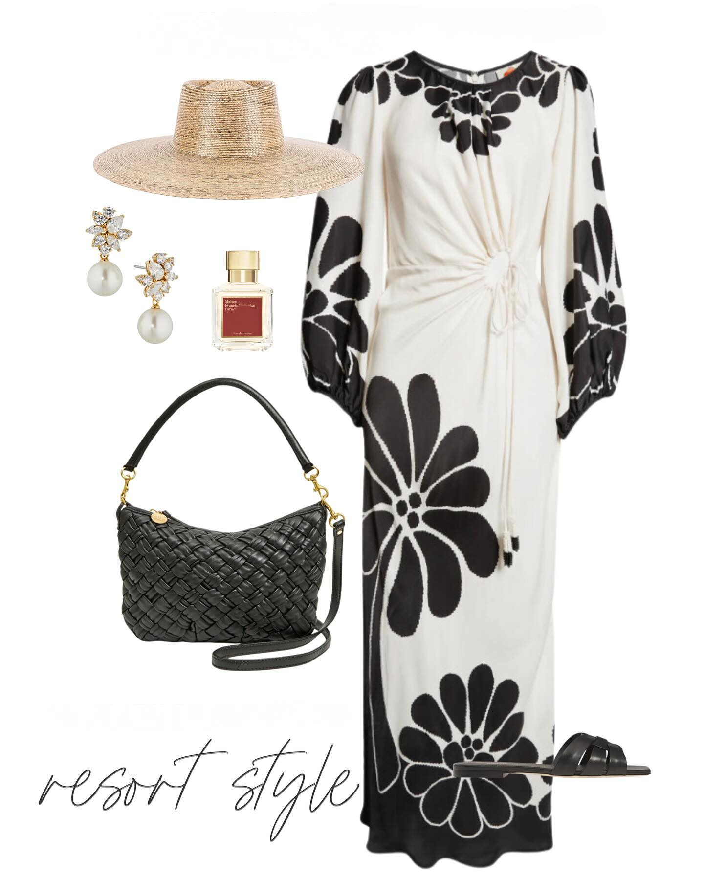 Spring Printed Vacation Maxi Dress