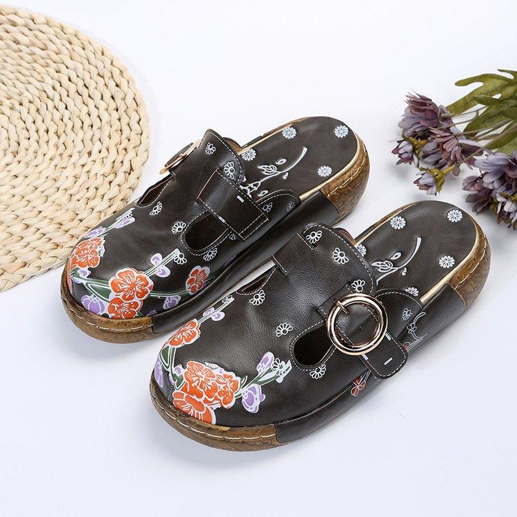 G522 Summer New Retro Casual Women's Wedge Sandals