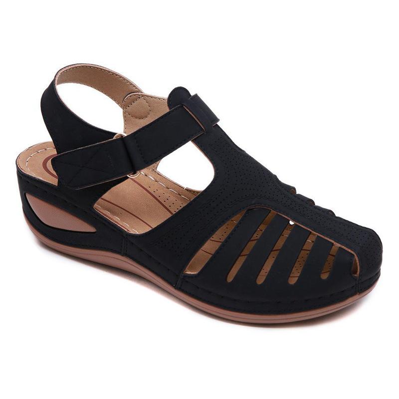 AL684 Summer New Retro Casual Women's Wedge Sandals