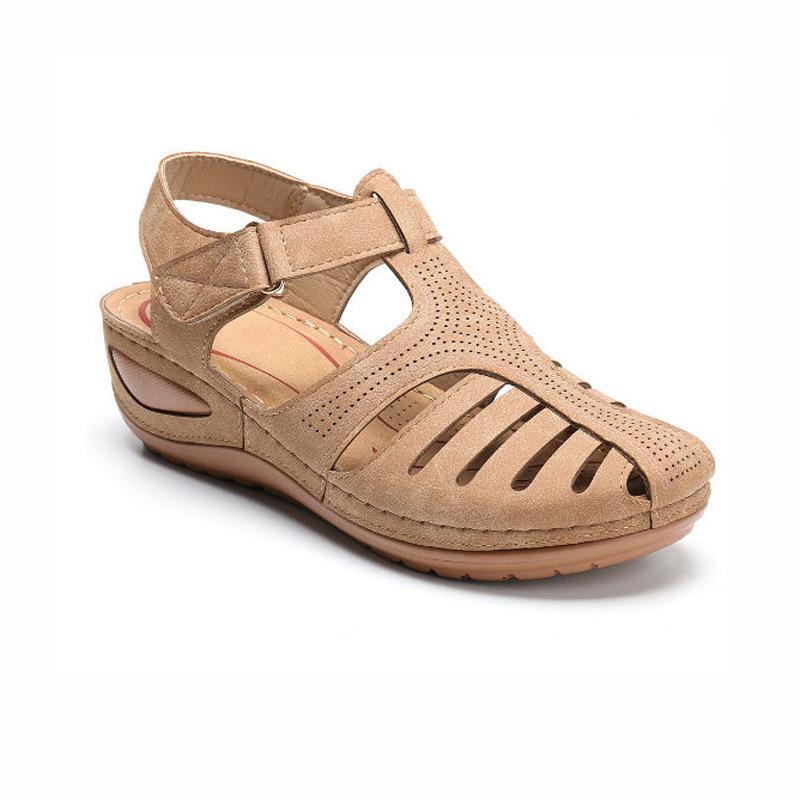 AL684 Summer New Retro Casual Women's Wedge Sandals